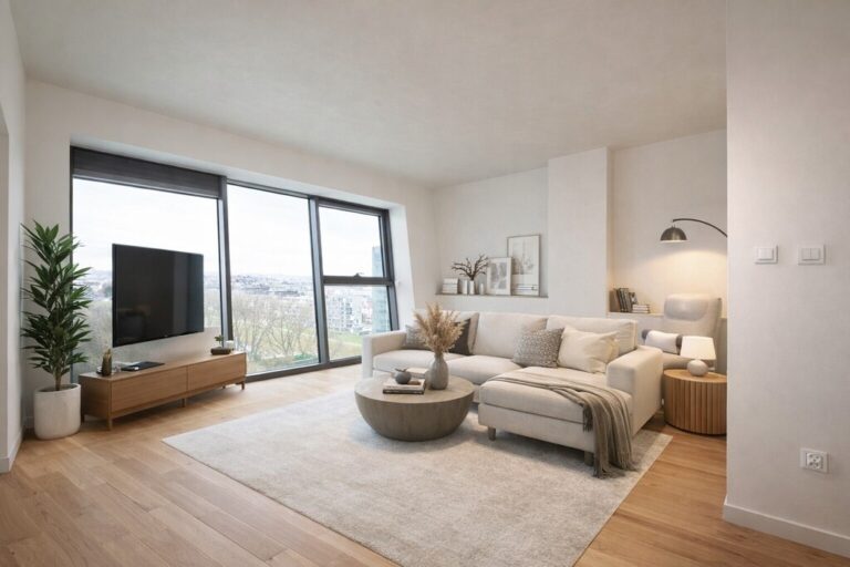 Apartament z panoramicznym widokiem w Olszynkach